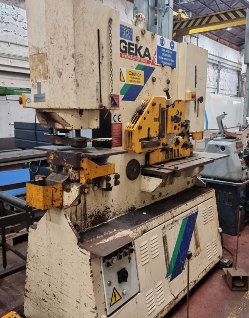 SOLD / Geka Hydracrop 110/A Hydraulic Steelworker - Image 4