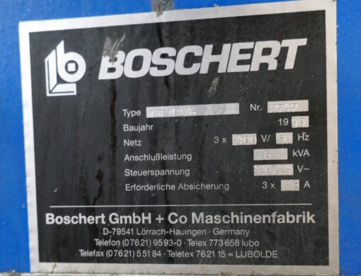 Boschert LB 12/6 Hydraulic Corner Notcher - Image 4